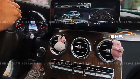 Màn hình DVD Android xe Mercedes GLC 2015 - 2019 tích hợp camera 360 | Màn hình nguyên khối Flycar